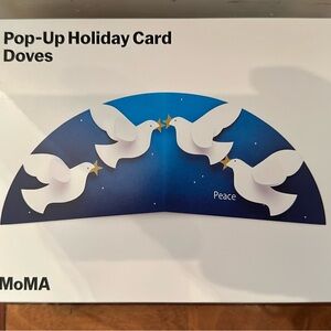 2 sets- MoMa dove pop up card- set of 8